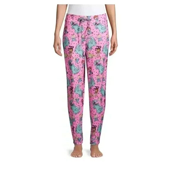 Nickelodeon Rugrats Women's Pink Poly/Spandex Pajama Pants - Picture 2 of 12